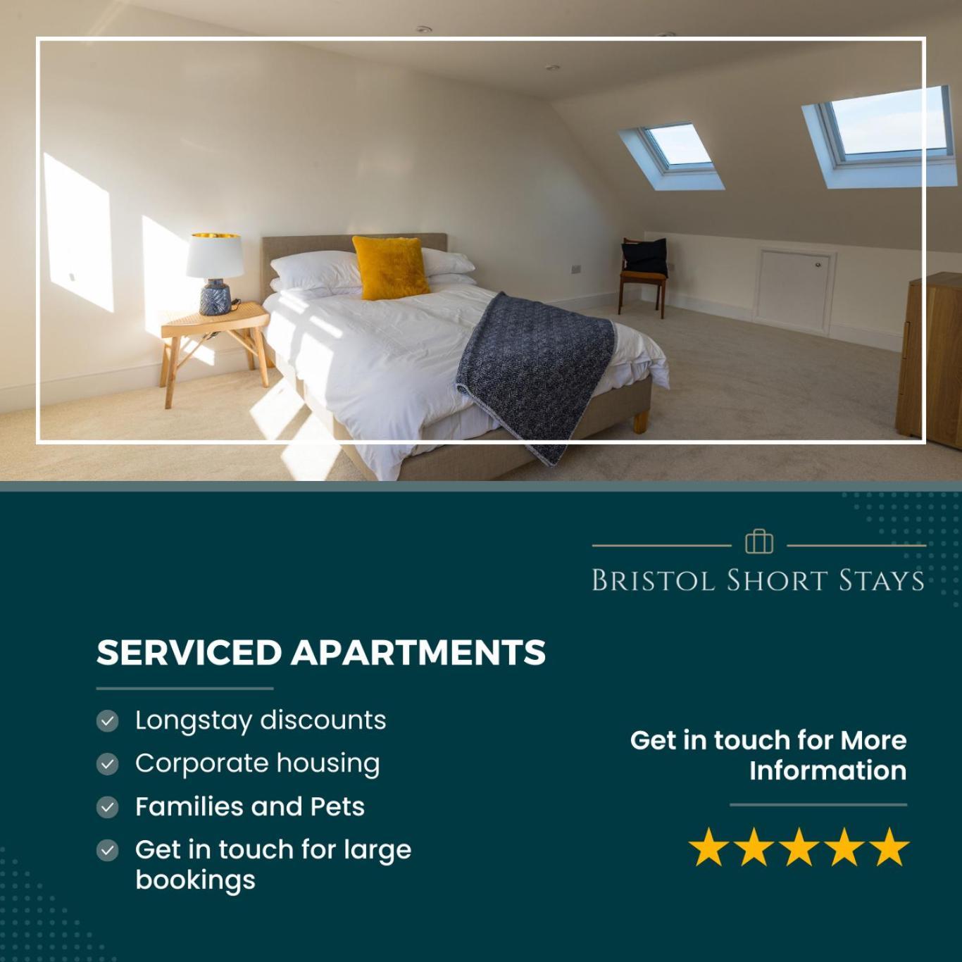 Amazing New 3 Double Bed House In Staple Hill! Bristol Exterior foto